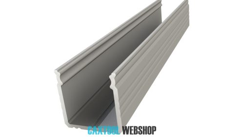 GLALU profil LED din aluminiu anodizat pentru montare la suprafață 16x16mm 3000mm argint