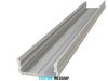 GLALU profil LED din aluminiu anodizat pentru montare la suprafață 6x16mm 3000mm argint