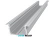 GLALU profil LED încastrat din aluminiu 9x16mm 1000mm naturale