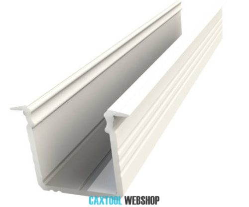 GLALU profil LED încastrat din aluminiu 15x16mm 2020mm alb