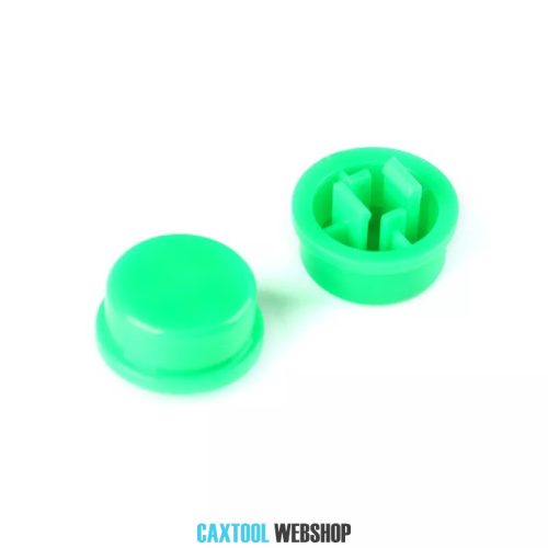 Capac buton 6x6x7.3mm verde