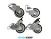 BOFA brakeable wheels for BOFA extractions 4pcs