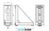 B10 Suport de colț 40 x 80 mm