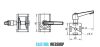 B10 conector articulat cu maneta de închidere 40 x 40 mm